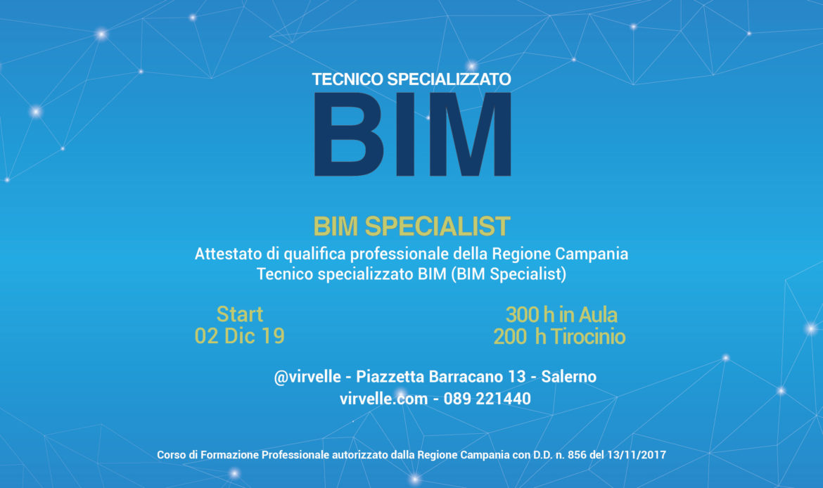 Tecnico specializzato BIM – BIM Specialist a Salerno