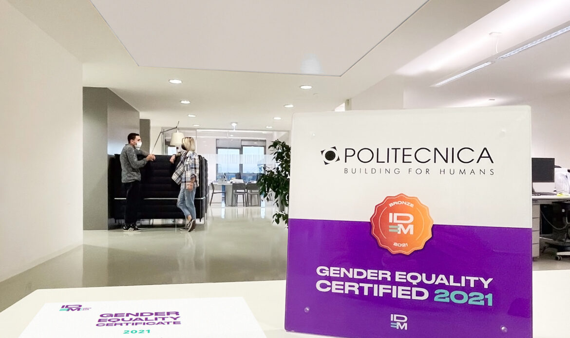 Politecnica certificata per la parità di genere