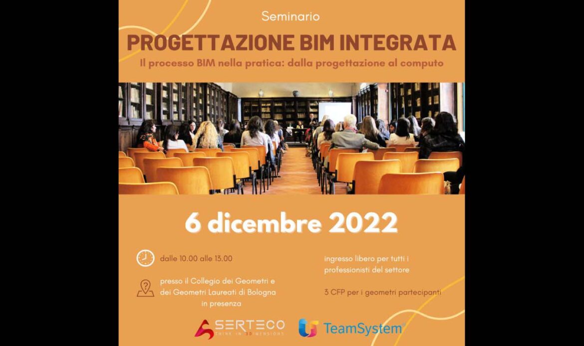 6 dicembre – Progettazione BIM integrata a Bologna