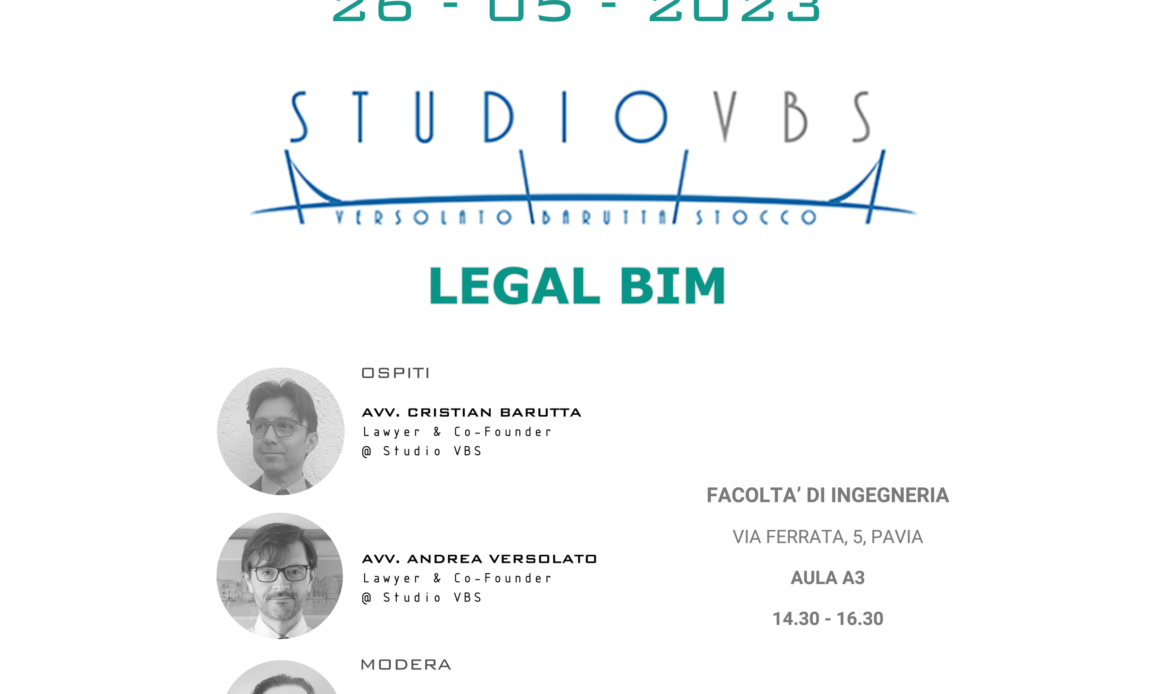 26 maggio 2023 – BIM (K)NOW! Legal BIM: l’evoluzione nell’ordinamento giuridico italiano