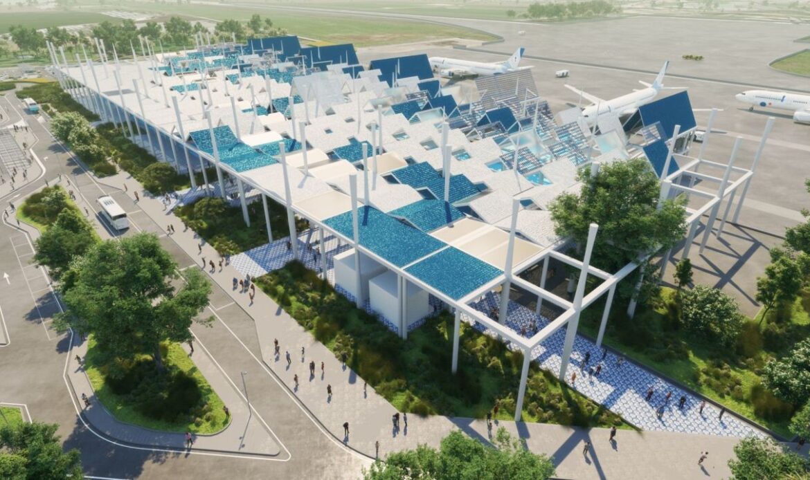Il progetto del nuovo terminal dell’aeroporto di Salerno