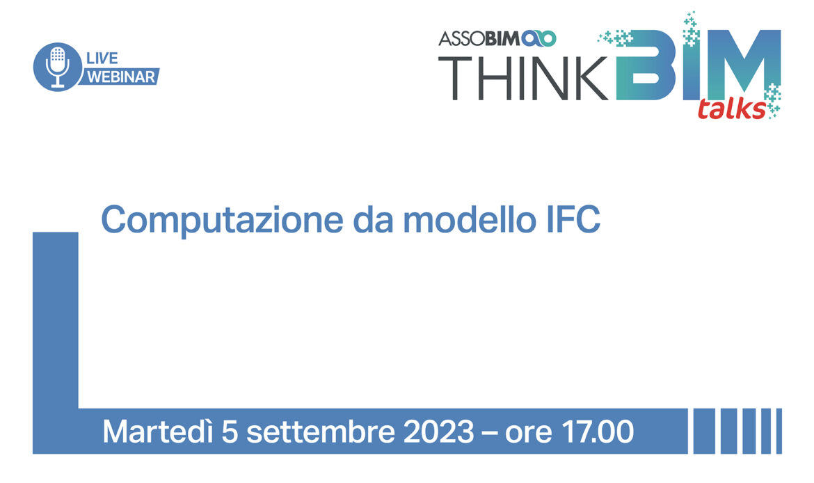 5 settembre 2023 – Computazione da modello IFC