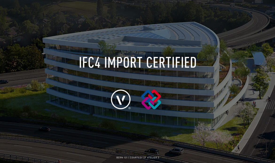 Vectorworks riceve la Certificazione di Importazione IFC4 da buildingSMART